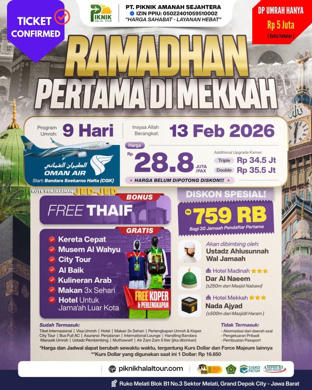 Umroh Syaban PHT