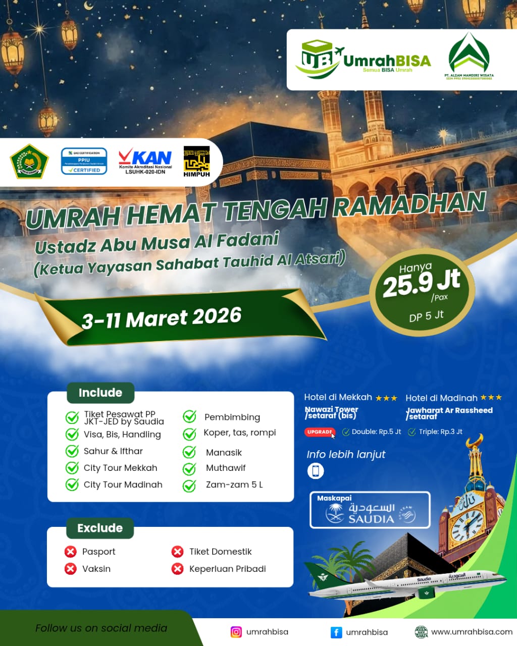 Awal Ramadhan UBisa